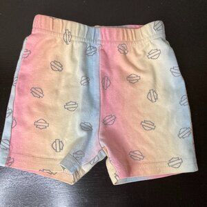 Harley-Davidson Baby/Toddler Rainbow Logo Print Shorts - Size 24M